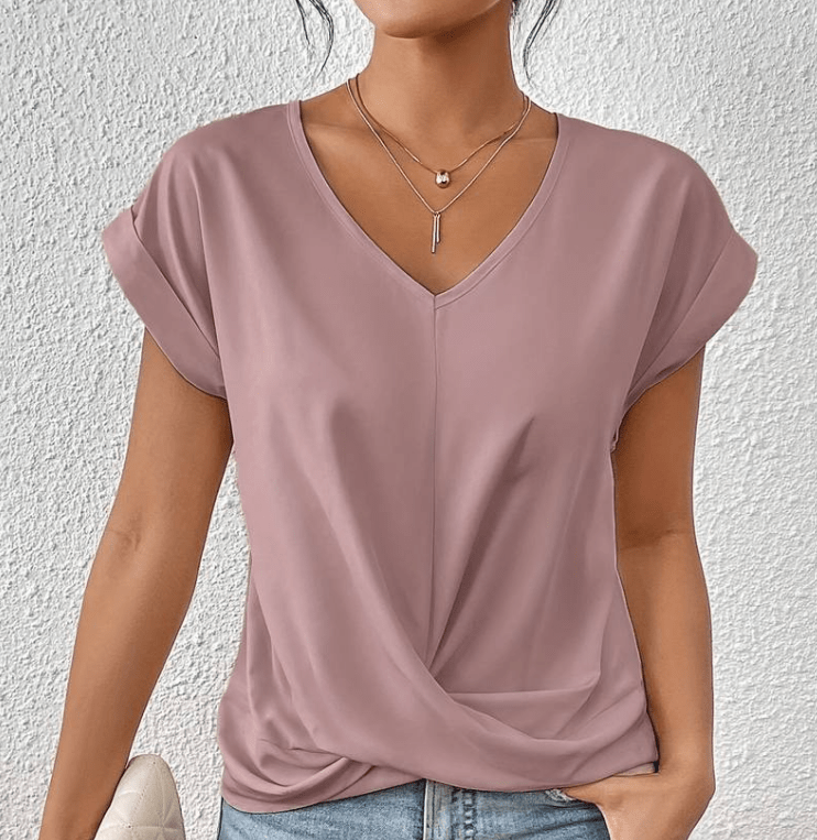 Bailey | Tummy-Tucking V-Neck Top