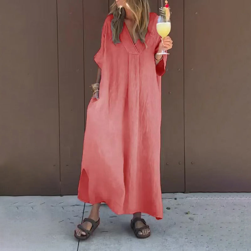 Everly | Casual V-Neck Dress for Women