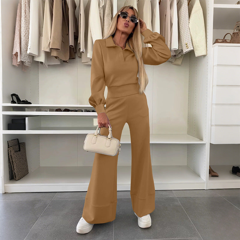 Ariana | Chic Women's Blouse and Wide Leg Pants Set