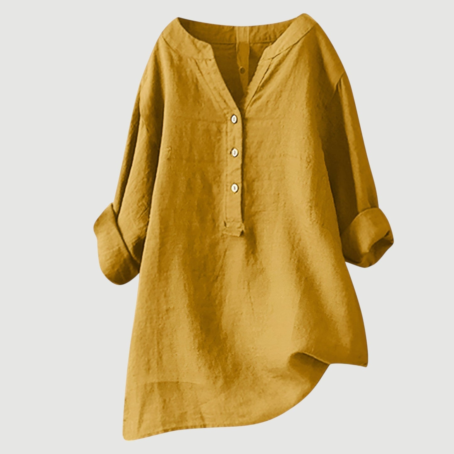 Margot | Relaxed Linen Button Tunic