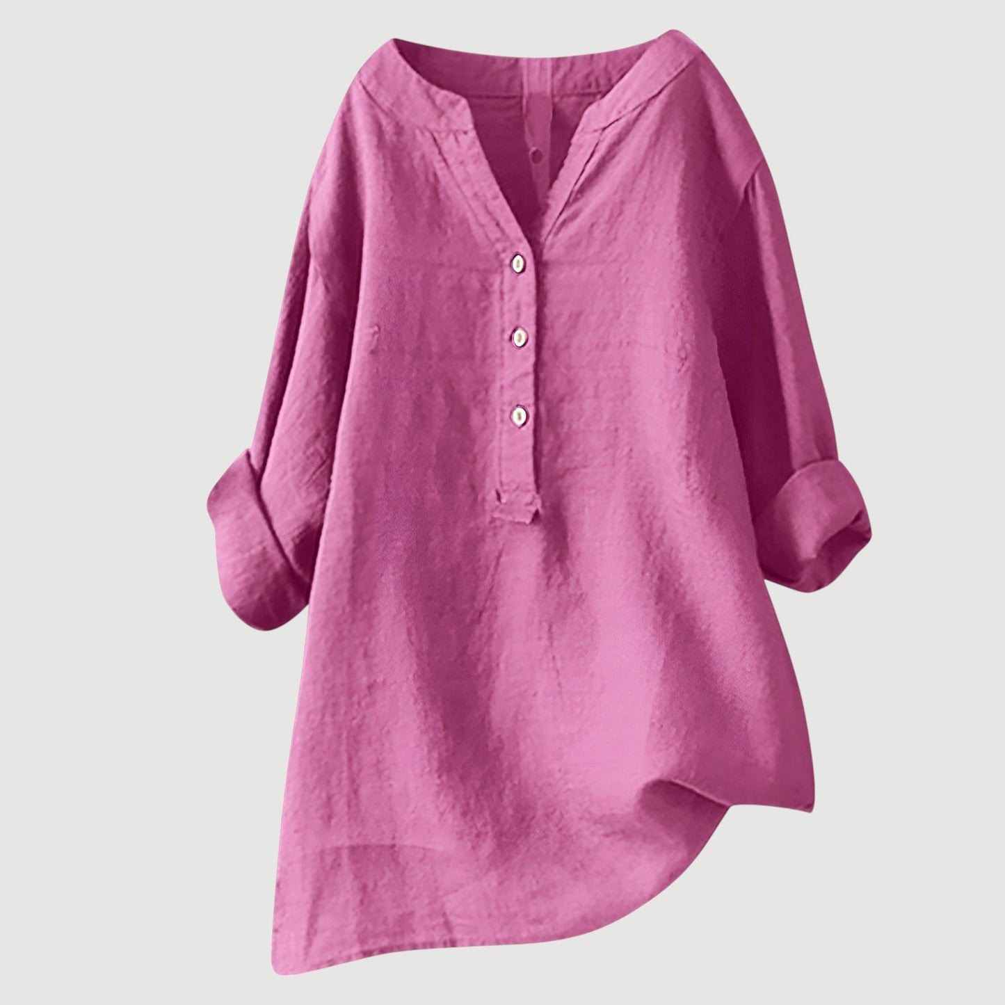 Margot | Relaxed Linen Button Tunic